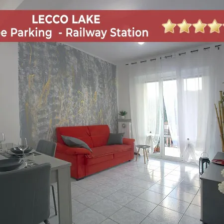 Di Lecco - Parcheggio Gratuito - Stazione Ferroviaria Apartment